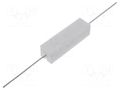 Resistor: wire-wound; cement; THT; 15Ω; 7W; ±5%; Ø0.8x35mm SR PASSIVES CRL7W-15R