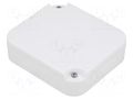 Enclosure: junction box; X: 79mm; Y: 89mm; Z: 25mm; wall mount; IP20 ELEKTRO-PLAST NASIELSK EPN-0225-00
