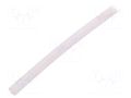 Insulating tube; silicone; transparent; -50÷200°C; Øint: 2mm FAVIER GES-2-TR-10