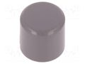 Button; grey; polyamide; Application: PVA C&K PVGY