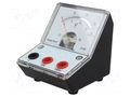 Ammeter; 0÷5A,10A; 90x106x103mm; 2.5%; Meter: analogue PEAKTECH PKT-P205-10