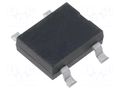 Bridge rectifier: single-phase; Urmax: 800V; If: 2A; Ifsm: 60A; SMT DC COMPONENTS DB206S-DC