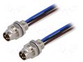 Connector: M8; 0.2m; male; PIN: 4; socket; IP67; 30V TE Connectivity T4072014041-001