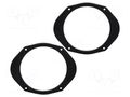 Spacer ring; MDF; 165mm; Ford; impregnated; 2pcs. BASSER D.MDF.FORD04