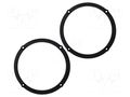 Spacer ring; MDF; 165mm; Seat; impregnated; 2pcs. BASSER D.MDF.SEAT02