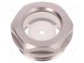 Level indicator; Inspect.hole dia: 24mm; G 1"; stainless steel ELESA+GANTER GN743.4-24-G1-A