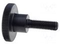 Knob; Ø: 20mm; Ext.thread: M5; 30mm; H: 11.5mm; steel; knurled ELESA+GANTER DIN464-M5-30