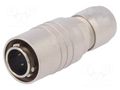 Connector: circular; HR10; push-pull; plug; 2A; gold-plated; PIN: 4 HIROSE HR10-7P-4P-73