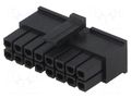 Connector: wire-board; plug; female; Minitek® Pwr 3.0; 3mm; PIN: 16 AMPHENOL COMMUNICATIONS SOLUTIONS 10127716-16LF