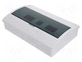 Enclosure: for modular components; IP40; white; No.of mod: 18 ELEKTRO-PLAST NASIELSK EPN-2404-01