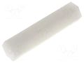 Screwed spacer sleeve; hexagonal; polyamide; M3; 27mm FIX&FASTEN HP-27