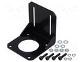 Bracket; black; bracket,mounting screws; NEMA 23; steel; 1pcs. POLOLU POLOLU-2258