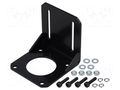 Bracket; black; bracket,mounting screws; steel; 1pcs; NEMA 23 POLOLU POLOLU-2258
