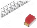 LED; red; SMD; 0603; 5÷12mcd; 2÷2.5VDC; 1.6x0.8x1.1mm; 160°; 20mA KINGBRIGHT ELECTRONIC KP-1608ID