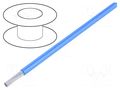 Wire; HookUp Wire; stranded; Cu; 18AWG; PVC; blue; 300V; 305m; 1000ft ALPHA WIRE 3253-BL001