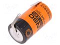 Battery: lithium; D; 3.6V; 13000mAh; Ø34.2x61.5mm; soldering lugs FANSO FANSO-ER34615M/CNR