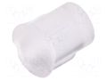 Fiber for LED; Ø2.3mm; L: 2.5mm; round; Front: flat; straight FIX&FASTEN FIX-LEMB2-2.5V0-F