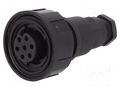 Connector: circular; plug; female; PIN: 7; Standard Buccaneer® BULGIN PX0745/S