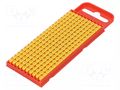 Markers; Marking: /; 2÷2.8mm; polyamide; yellow; -40÷85°C; push-in HELLERMANNTYTON WIC1-/-PA66-YE