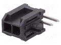 Connector: wire-board; socket; male; PIN: 2; Minitek® Pwr 3.0; THT AMPHENOL COMMUNICATIONS SOLUTIONS 10127720-021LF