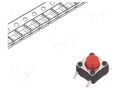 Microswitch TACT; SPST-NO; Pos: 2; 0.05A/12VDC; SMT; none; 2.6N C&K PTS645SK50SMTR92