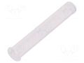 Fiber for LED; Ø3.4mm; L: 18mm; round; Front: convex; straight FIX&FASTEN FIX-LEM-87