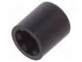 Button; round; black MENTOR 1240.0031
