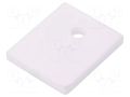 Heat transfer pad: ceramic; TO218,TO247; L: 21mm; W: 25mm; Thk: 3mm FISCHER ELEKTRONIK AOS218/247