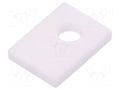 Heat transfer pad: ceramic; TO126,TO32; L: 8mm; W: 11mm; Thk: 1.5mm FISCHER ELEKTRONIK AOS32