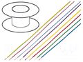 Wire; LiYv; stranded; Cu; 0.25mm2; PVC; green; 900V; 100m; Class: 5 HELUKABEL LIY0.25-GR