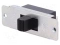 Switch: slide; Pos: 3; SPDT; 6A/250VAC; ON-OFF-ON; No.of term: 3 MIYAMA DS149C-K