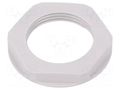 Nut; M25; polyamide; UL94V-2; 34mm; light grey; -20÷100°C; SKINTOP® LAPP LP-53119033