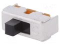 Switch: slide; Pos: 2; SPDT; 0.3A/125VAC; ON-ON; No.of term: 3; THT MIYAMA MS-840-PF