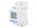 Programmable time switch; Range: 1min÷7days; 230VAC; IP20 ORNO OR-PRE-433