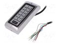 RFID combination lock; wall mount; 12÷18VAC; 12÷24VDC; IP68 ORNO OR-ZS-804