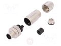 Connector: M12; plug; PIN: 5; male; straight; IP67; screw terminal MURRELEKTRONIK 7000-14002-0000000