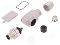 Connector: M12; plug; PIN: 5; male; angled 90°; IP67; screw terminal MURRELEKTRONIK 7000-14011-0000000