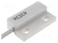 Reed switch; Pswitch: 10W; 23x13.9x5.9mm; Connection: cables; 0.5A MEDER MK04-1C90C-500W