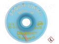 Tape: desoldering; halide-free,rosin,ROL0; W: 1.5mm; L: 1.5m; ESD CHEMTRONICS CH-SW80-2-5