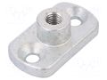 Threaded flange; W: 25mm; H: 16mm; L: 45mm; steel; zinc; Thread: M8 ELESA+GANTER GN3490-45-M8-16-ZB