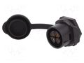 Connector: circular; socket; size 20; 02; female; PIN: 4; 500V; 20A LUTRONIC 0272-04