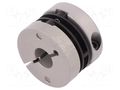 Coupling; Ø1: 10mm; Ø2: 10mm; aluminium,polyamide; -10÷80°C SICK KUP-1010-F