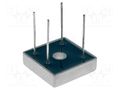 Bridge rectifier: single-phase; Urmax: 200V; If: 25A; Ifsm: 400A DC COMPONENTS KBPC2502W