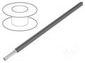 Wire; HookUp Wire; stranded; Cu; 22AWG; PVC; dark grey; 150V; 305m ALPHA WIRE 7055-SL001