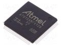 IC: ARM7TDMI microcontroller; LQFP100; 3÷3.6VDC; AT91; in-tray MICROCHIP TECHNOLOGY AT91SAM7X128C-AU