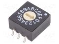 Encoding switch; HEX/BCD; Pos: 16; SMT; Rcont max: 100mΩ; 5Ncm ECE ERD116RMZ-SMD