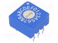 Encoding switch; HEX/BCD; Pos: 16; THT; Rcont max: 100mΩ; 4.9Ncm ECE ERD116RSZ