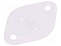 Heat transfer pad: mica; TO3; 0.35K/W; L: 41.5mm; W: 28.2mm NINIGI MICA-TO3
