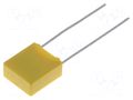Capacitor: polyester; 10nF; 630VDC; 7.5mm; ±10%; 11x5x10mm; MKT SR PASSIVES MPEB-10N7.5/630