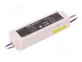 Power supply: switching; LED; 36W; 12VDC; 3A; 220÷240VAC; IP67; 82% QOLTEC QOLTEC-50941
